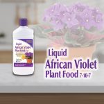 African Violet Food 7-10-7 Conc in use