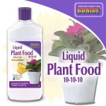 Houseplant Liquid Food 10-10-10 Concentrate in use