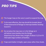 Japanese Beetle Bagger Lures product infographic
