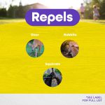 Go Away! Deer & Rabbit Repellent Ready-to-Use product infographic