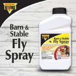 Revenge Barn & Stable Fly Spray Concentrate in use
