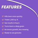 MossMax Granules product infographic