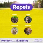 MoleMax Mole & Vole Repellent Granules product infographic
