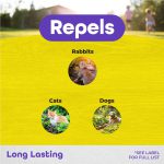 Go Away! Rabbit, Dog, & Cat Repellent Granules product infographic