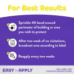 Go Away! Rabbit, Dog, & Cat Repellent Granules product infographic