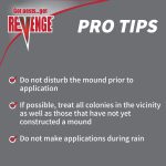 Revenge Fire Ant Killer product infographic