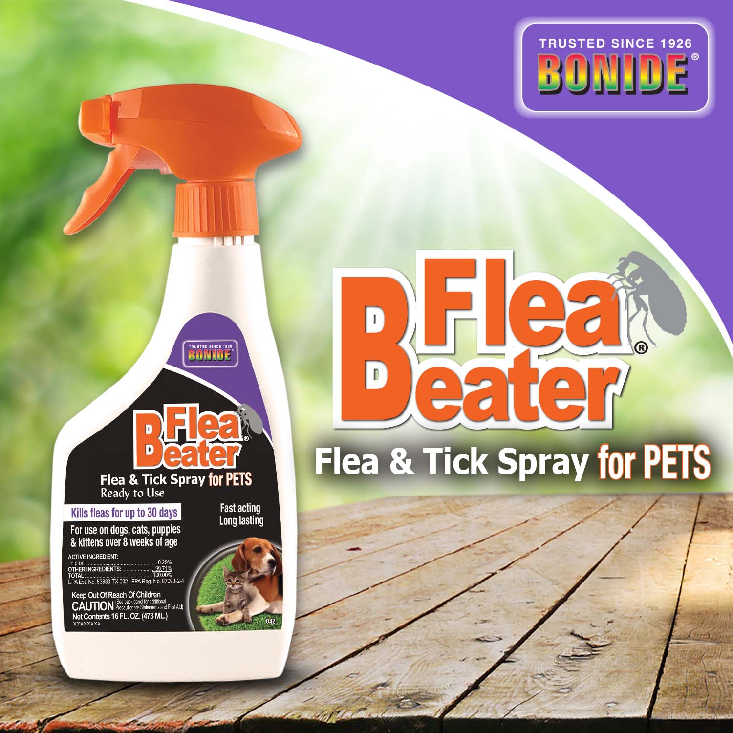 Flea Beater® for Pets Flea & Tick Spray RTU