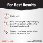 Revenge Wasp & Hornet Foam Aerosol product infographic