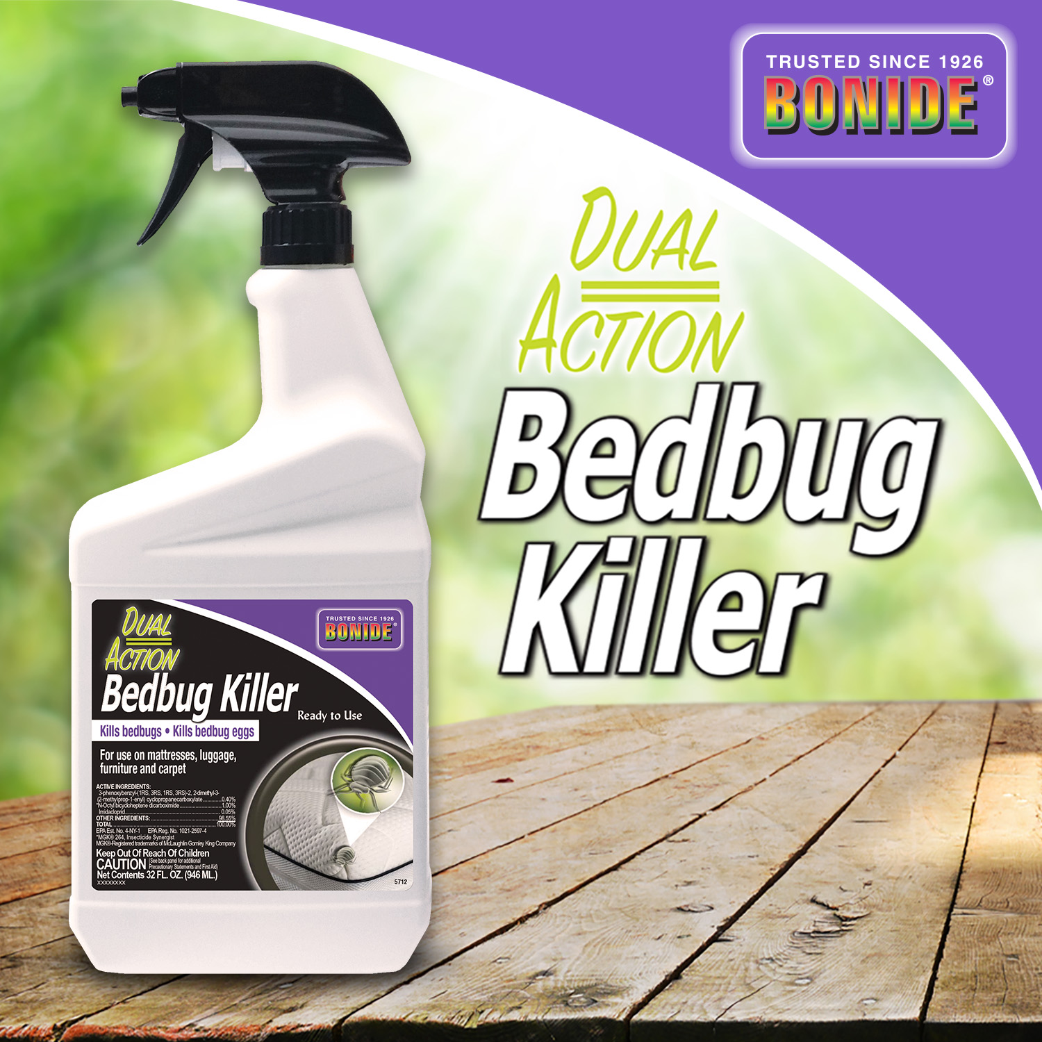 Dual Action Bedbug Killer